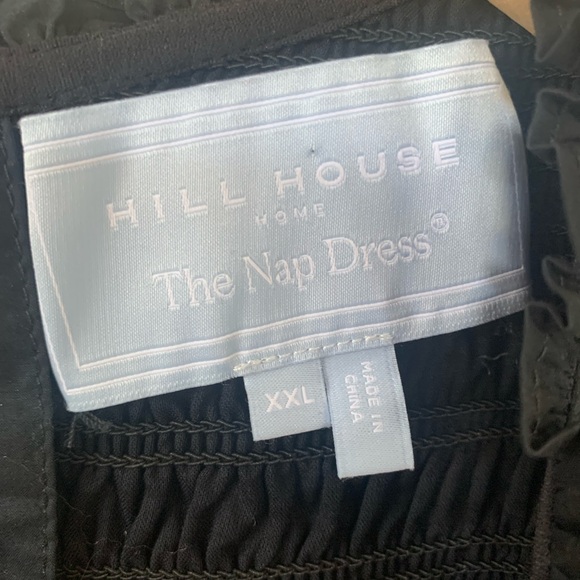 Hill House Dress XXL Vivi Nap Dress Black Smocked Puff Sleeve Mini Dress - Picture 8 of 9